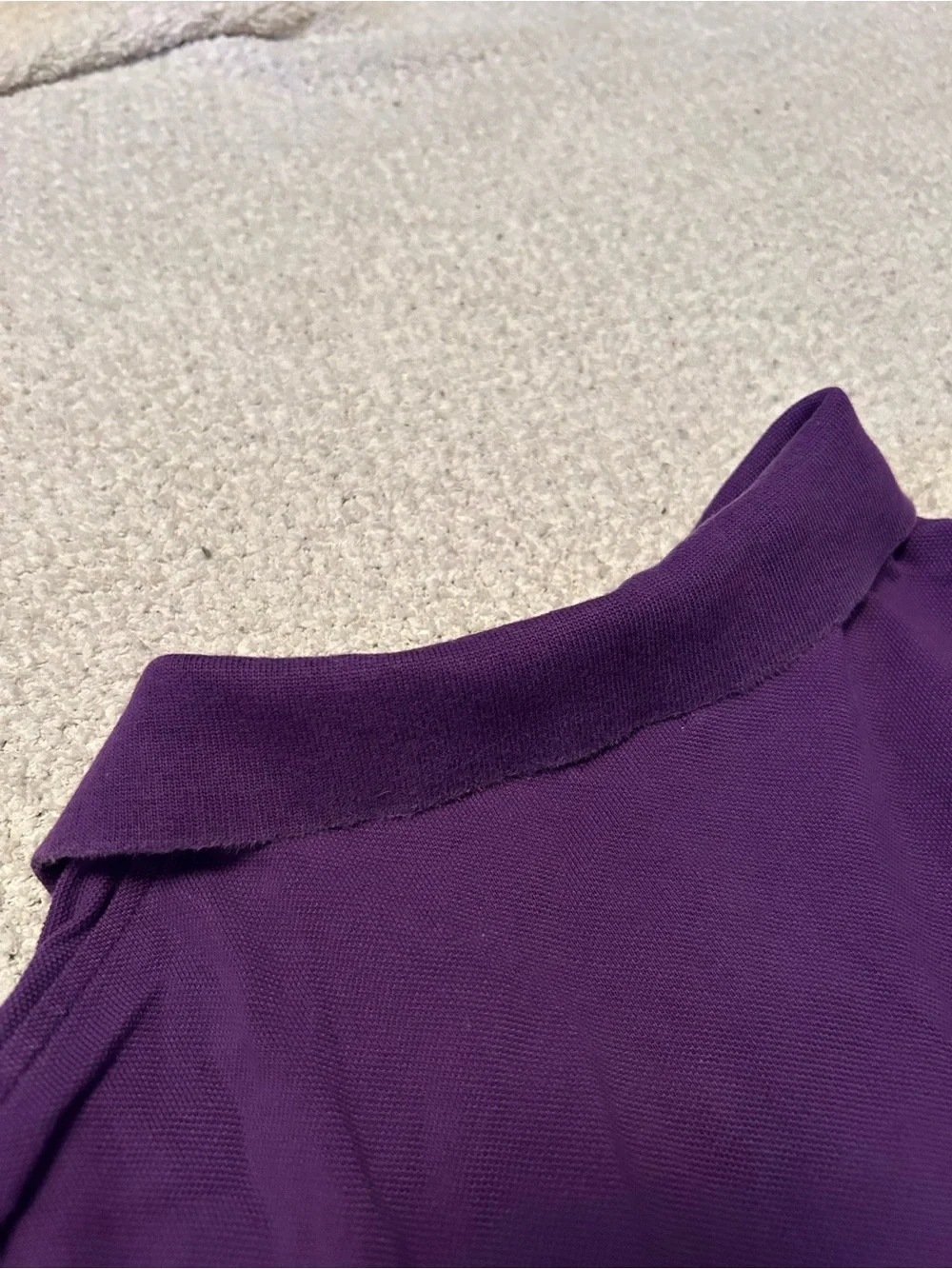 XL Polo Ralph Lauren Custom Slim Fit Big Pony Polo patch Shirt Purple